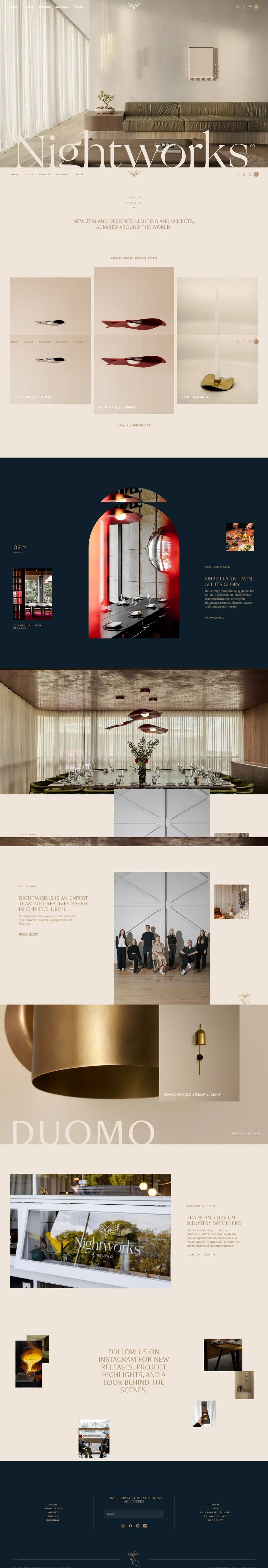 Editorial Premium Storefront homepage